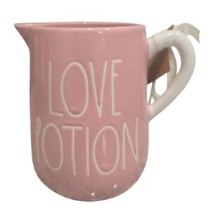 NWT Rae Dunn "LOVE POTION"  Heart Valentine Sm Pitcher